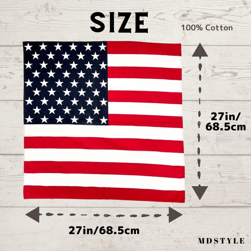 MD Style Extra Large Bandana 27” x 27” 100% Cotton for Men & Women Paisley Handkerchief Headband Scarf Jumbo Bandanas - Image 4
